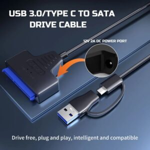 USB 3.0 to SATA Cable USB to SATA III Driver Cable